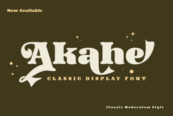 Akahe: Blending Classic Serif Elegance with Modern Design