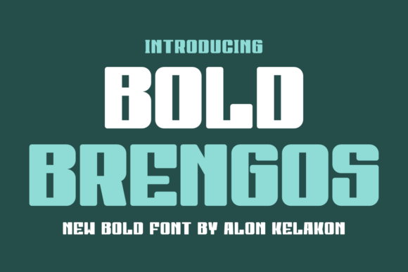 Bold Brengos: The Modern Display Font Redefining Visual Impact