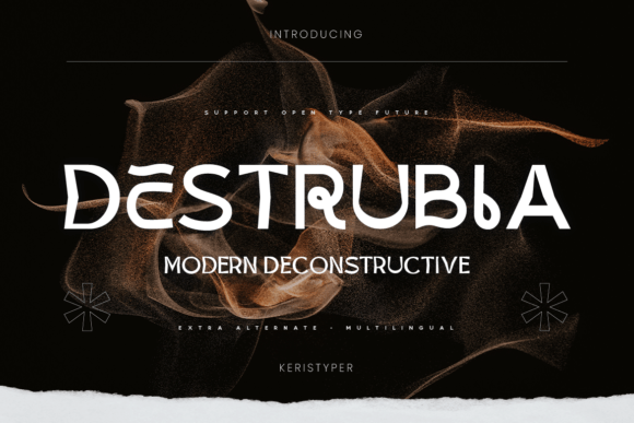 Destrubia: Strategic Typography for Distinctive Brand Positioning