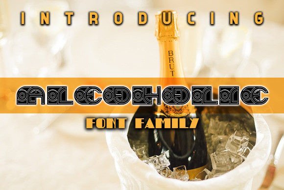 Evaluating Alcoholic: A Distinctive Display Font for Bold Visual Identity