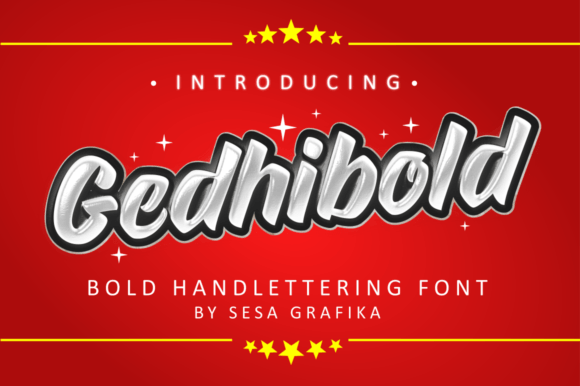 Gedhibold: The Retro Groovy Font for Bold Designs