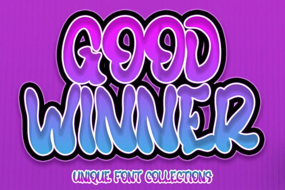 Good Winner: The Display Font for Bold Designs