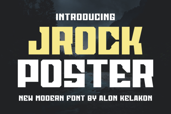 Make a Statement with the Bold Jrock Poster Font