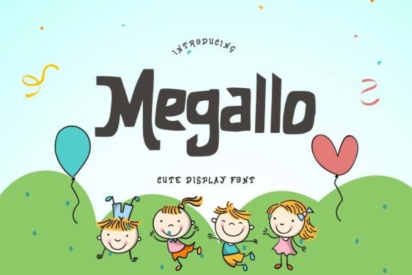 Megallo: The Cute Display Font for Playful Brands