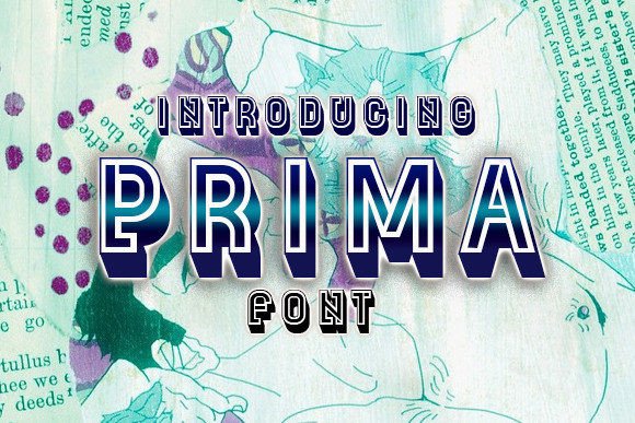 Prima: The Modern 3D Typeface for Bold Designs