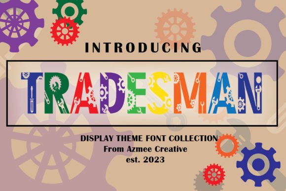 Tradesman: A Bold Display Font for Modern Design