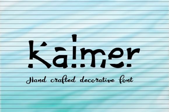 Unlocking Creative Expression: The Playful Charm of the Kalmer Decorative Font
